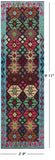 Reversible Kilim Flat Weave Wool On Wool Runner Rug - 2' 9" X 9' 11" - Golden Nile