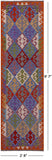 Reversible Kilim Flat Weave Wool On Wool Runner Rug - 2' 8" X 9' 7" - Golden Nile