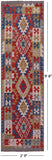 Reversible Kilim Flat Weave Wool On Wool Runner Rug - 2' 9" X 9' 8" - Golden Nile
