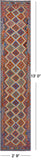 Reversible Kilim Flat Weave Wool On Wool Runner Rug - 2' 9" X 13' 0" - Golden Nile