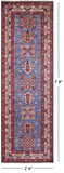 Blue Super Kazak Handmade Wool Runner Rug - 2' 6" X 7' 8" - Golden Nile