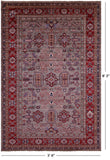 Super Kazak Hand Knotted Wool Rug - 5' 6" X 8' 3" - Golden Nile