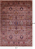 Super Kazak Handmade Wool Rug - 6' 2" X 8' 9" - Golden Nile