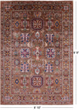 Peshawar Hand Knotted Wool Rug - 6' 10" X 9' 9" - Golden Nile