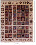 Ivory Garden Design Persian Hand Knotted Wool Rug - 5' 11" X 7' 6" - Golden Nile