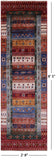 Tribal Persian Gabbeh Hand Knotted Wool Runner Rug - 2' 8" X 8' 5" - Golden Nile