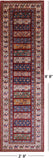 Tribal Persian Gabbeh Hand Knotted Wool Runner Rug - 2' 9" X 9' 9" - Golden Nile