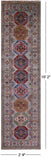 Turkmen Ersari Hand Knotted Wool Runner Rug - 2' 9" X 10' 2" - Golden Nile