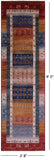 Persian Gabbeh Tribal Handmade Wool Runner Rug - 2' 8" X 9' 5" - Golden Nile