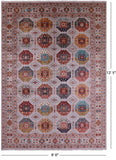 Turkmen Ersari Handmade Wool Rug - 9' 0" X 12' 5" - Golden Nile
