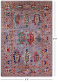 Persian Fine Serapi Hand Knotted Wool Rug - 5' 7" X 8' 3" - Golden Nile
