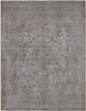 SUPER SALE Ivory Persian Vintage White Wash Handmade Wool Rug - 9' 6" X 12' 6"