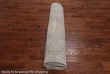 SUPER SALE Ivory Persian Vintage White Wash Hand Knotted Wool Rug - 9' 10" X 12' 6"