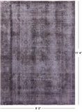 Persian Overdyed Hand Knotted Wool Rug - 8' 0" X 11' 4" - Golden Nile