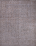SUPER SALE Ivory Persian Vintage White Wash Hand Knotted Wool Rug - 9' 4" X 12' 1"