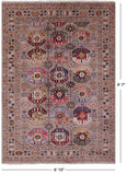 Turkmen Ersari Hand Knotted Wool Rug - 6' 10" X 9' 7" - Golden Nile