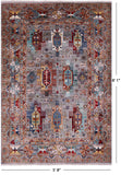 Persian Fine Serapi Hand Knotted Wool Rug - 5' 8" X 8' 1" - Golden Nile