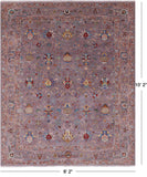 Peshawar Hand Knotted Wool Rug - 8' 2" X 10' 2" - Golden Nile