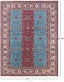 Persian Fine Serapi Handmade Wool Rug - 8' 11" X 11' 10" - Golden Nile