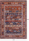 Tribal Persian Gabbeh Handmade Wool Rug - 6' 2" X 9' 2" - Golden Nile