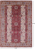 Persian Fine Serapi Hand Knotted Wool Rug - 6' 9" X 9' 9" - Golden Nile