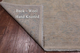 Ivory Turkish Oushak Hand Knotted Wool Rug - 8' 0" X 9' 7"