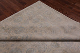 Ivory Turkish Oushak Hand Knotted Wool Rug - 8' 0" X 9' 7"