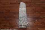 SUPER SALE Ivory Persian Fine Serapi Hand Knotted Wool Rug - 8' 1" X 9' 9"
