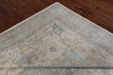 SUPER SALE Ivory Persian Fine Serapi Hand Knotted Wool Rug - 8' 1" X 9' 9"
