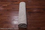 Ivory Turkish Oushak Hand Knotted Wool Rug - 7' 11" X 9' 8"