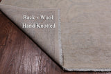 Ivory Turkish Oushak Hand Knotted Wool Rug - 7' 11" X 9' 8"