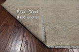 Ivory Turkish Oushak Hand Knotted Wool Rug - 8' 1" X 9' 7"