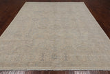 Ivory Turkish Oushak Hand Knotted Wool Rug - 7' 11" X 9' 6"