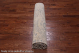 Ivory Turkish Oushak Handmade Wool Rug - 8' 9" X 11' 5"