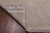 Ivory Turkish Oushak Hand Knotted Wool Rug - 8' 10" X 11' 7"