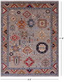Persian Fine Serapi Handmade Wool Rug - 9' 0" X 11' 8" - Golden Nile