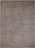 Ivory Turkish Oushak Hand Knotted Wool Rug - 8' 7" X 11' 9"