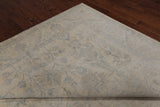 Ivory Turkish Oushak Hand Knotted Wool Rug - 9' 0" X 11' 9"