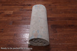 Ivory Turkish Oushak Hand Knotted Wool Rug - 9' 7" X 13' 4"