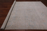 Ivory Turkish Oushak Hand Knotted Wool Rug - 9' 6" X 13' 7"