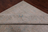 Ivory Turkish Oushak Hand Knotted Wool Rug - 9' 6" X 13' 7"
