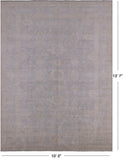Turkish Oushak Handmade Wool Rug - 10' 0" X 13' 7" - Golden Nile