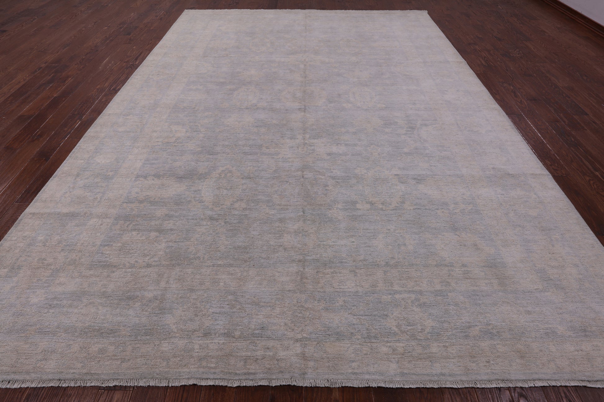 Turkish Oushak Handmade Wool Rug - 10' 0" X 13' 7" - Golden Nile