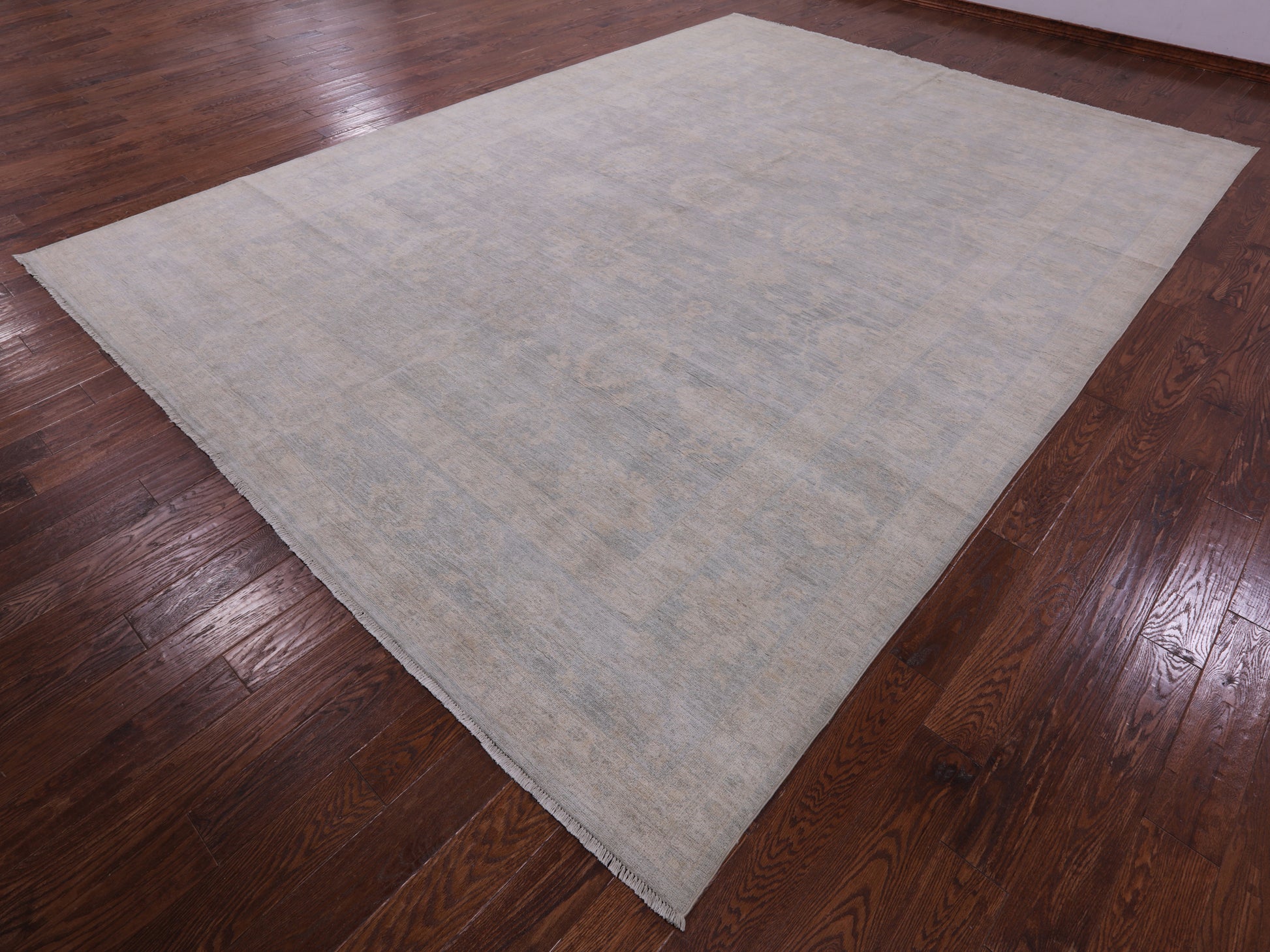 Turkish Oushak Handmade Wool Rug - 10' 0" X 13' 7" - Golden Nile