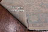 Ivory Turkish Oushak Hand Knotted Wool Rug - 6' 0" X 9' 1"