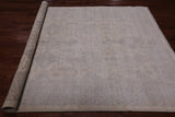 Ivory Turkish Oushak Hand Knotted Wool Rug - 6' 0" X 8' 10"