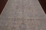 Ivory Turkish Oushak Hand Knotted Wool Rug - 6' 0" X 8' 10"