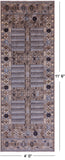 Turkmen Ersari Handmade Wool Runner Rug - 4' 0" X 11' 6" - Golden Nile