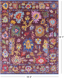 Turkish Oushak Handmade Wool Rug - 10' 2" X 13' 1" - Golden Nile