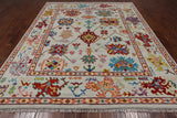 SUPER SALE Turkish Oushak Hand Knotted Wool Rug - 8' 2" X 10' 2"